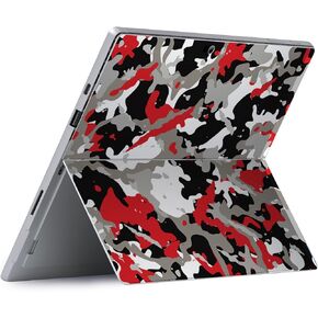 MightySkins Skin Compatible with Microsoft Surface Pro 8 - Red Camo | Protective, Durable, and Unique Vinyl Decal wrap Cover | Easy to Apply, Remove, and Change Styles | Made in The USA