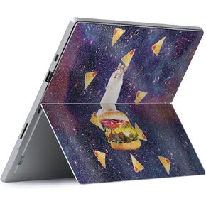 MightySkins Glossy Glitter Skin Compatible with Microsoft Surface Pro 8 - Hamster Burger | Protective, Durable Textured Glossy Glitter Finish | Easy to Apply | Made in The USA