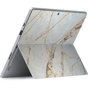 MightySkins Glossy Glitter Skin Compatible with Microsoft Surface Pro 8 - Antique Marble | Protective, Durable High-Gloss Glitter Finish | Easy to Apply and Change Styles | Made in The USA