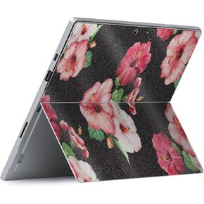 غلاف MightySkins اللامع اللامع المتوافق مع Microsoft Surface Pro 8 - الكركديه | لمسة نهائية لامعة واقية ومتينة شديدة اللمعان | سهل التطبيق والإزالة وتغيير الأنماط | صنع في الولايات المتحدة الأمريكية