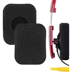 Geekria QuickFit Foam Replacement Ear Pads for Bang&Olufsen B&O Form 2 Headphones Ear Cushions, Headset Earpads, Ear Cups Cover Repair Parts (Black)