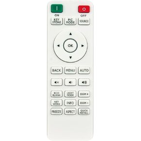 RCE016 Replacement Remote Control fit for BenQ Projector LX710D LU710 LU710D LH710 LH710D LX730 LX730D LH930D 5J.J3W06.001 5J.J3W06.001 LX710 LU930 LU930D LH930
