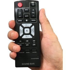 Replacement Remote Control COV30748160 COV30748128 for LG soundbar Sound bar NB2540 NB2540A NB2540D NB2540ADEULLK NB2540NBADEULLK S24A1-W,S24A1W