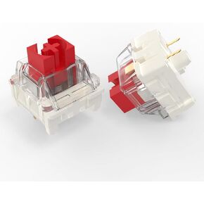 YIMAGUJRX V2 Blue Dust-Proof Keyboard Switches,3 pin 55±5gf Tactile Switches,Compatible with MX Mechanical Keyboard(45 Pcs)