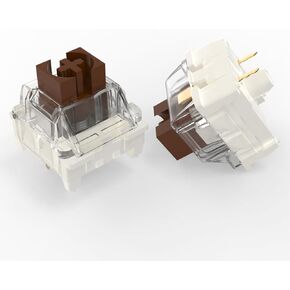 YIMAGUJRX V2 مفاتيح لوحة مفاتيح زرقاء مقاومة للغبار، 3 دبابيس 55±5gf مفاتيح لمسية، متوافقة مع لوحة المفاتيح الميكانيكية MX (45 قطعة) in Kuwait