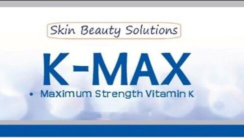 K MAX- Maximim Strength Vitamin K 5% Cream for Stretch Marks, Spider Veins, Acne Scars, Broken Capillaries, Rosacea, Puffy Dark Eye Circles, bruises- Works on Legs, Arms, Face, Nose (2oz) in Saudi Arabia