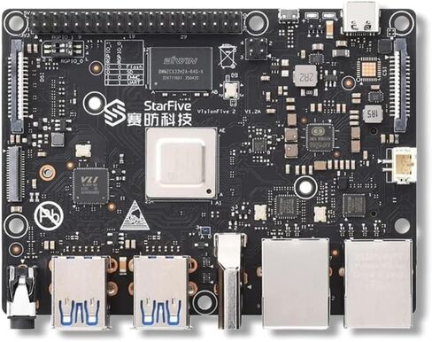 VisionFive2 RISC-V Single Board Computer, StarFive JH7110 Processor with Integrated 3D GPU, 4GB Memory Kilomega, Without WiFi Module in Saudi Arabia