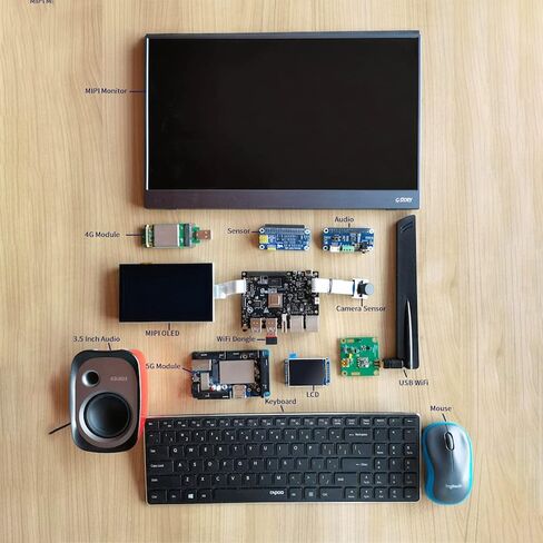 VisionFive2 RISC-V Single Board Computer, StarFive JH7110 Processor with Integrated 3D GPU, 4GB Memory Kilomega, Without WiFi Module in Saudi Arabia