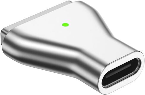 محول شحن USB-C إلى شفة مغناطيسية، محول أنثى من النوع C إلى ذكر مغناطيسي 1 100 وات PD طرف موصل شاحن الطاقة، لـ A1278 A1344 Mac Book Pro 13 بوصة (2009 2010 2011، بحلول منتصف 2012) in Saudi Arabia