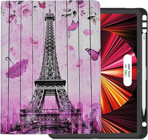 حافظة لجهاز iPad الجيل العاشر 10.9 بوصة 2022، تصميم رائع من جلد البولي يوريثان، غطاء من البولي يوريثان الحراري، حامل متعدد الزوايا، حافظة ذكية للإيقاظ/النوم التلقائي in Kuwait