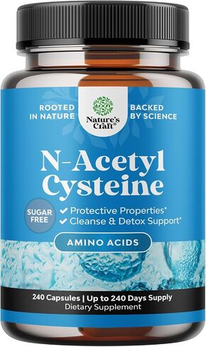 NAC Supplement N-Acetyl Cysteine 600mg - Potent Vegan High Absorption NAC 600 mg Capsules Glutathione Precursor for Liver Cleanse Detox & Repair plus Lung Health and Immunity Support (3 Months) in Saudi Arabia