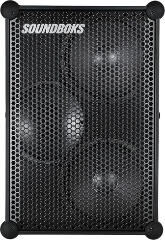 SOUNDBOKS 4 – Bluetooth Performance Speaker – USB-C Charging Battery – Loudest Party Speaker with 40 Hours of Battery – Wireless and Portable Speaker - Designed in Denmark – 126dB (Metallic Gray) in Saudi Arabia