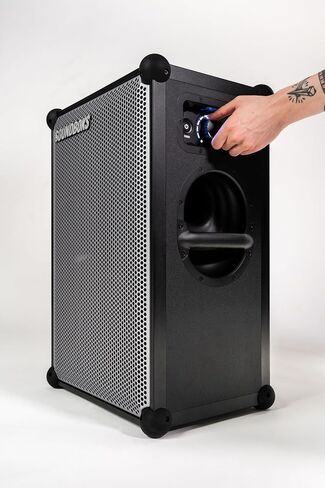 SOUNDBOKS 4 – Bluetooth Performance Speaker – USB-C Charging Battery – Loudest Party Speaker with 40 Hours of Battery – Wireless and Portable Speaker - Designed in Denmark – 126dB (Metallic Gray) in Saudi Arabia