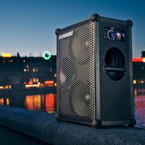 SOUNDBOKS 4 – Bluetooth Performance Speaker – USB-C Charging Battery – Loudest Party Speaker with 40 Hours of Battery – Wireless and Portable Speaker - Designed in Denmark – 126dB (Metallic Gray) in Saudi Arabia