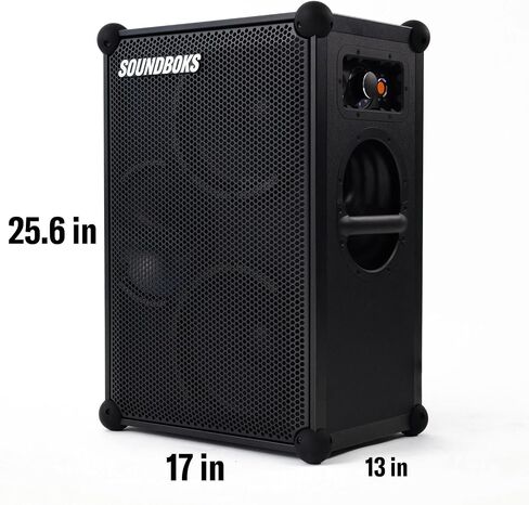 SOUNDBOKS 4 – Bluetooth Performance Speaker – USB-C Charging Battery – Loudest Party Speaker with 40 Hours of Battery – Wireless and Portable Speaker - Designed in Denmark – 126dB (Metallic Gray) in Saudi Arabia