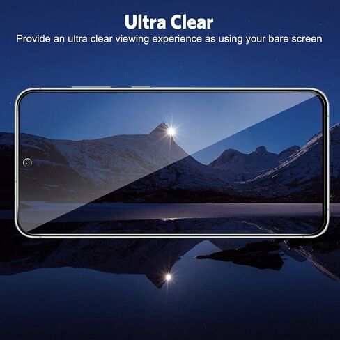 OMOTON 3+2 Pack Screen Protector and Camera Lens Protector for Samsung Galaxy S24 FE, Anti Scratch, Bubble Free,Tempered Glass Screen Protector in Kuwait