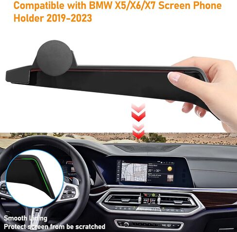 Magnetic Phone Holder Mount Compatible with Chevy Suburban Tahoe/GMC Yukon 2021-2024,Cell Phone Automobile Cradles for 10.2 inch Touch Screen,360° Rotation Yukon Phone Holder Anti-Shake,Black in Saudi Arabia