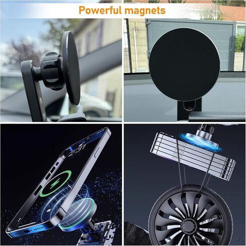 Magnetic Phone Holder Mount Compatible with Chevy Suburban Tahoe/GMC Yukon 2021-2024,Cell Phone Automobile Cradles for 10.2 inch Touch Screen,360° Rotation Yukon Phone Holder Anti-Shake,Black in Saudi Arabia