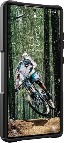 URBAN ARMOR GEAR UAG Designed for Samsung Galaxy S24 Ultra Case 6.8" Plasma XTE Black/Orange, w/Magnetic Charging & Kickstand Rugged Military Drop-Proof Impact Resistant Transparent Protective Cover in Saudi Arabia