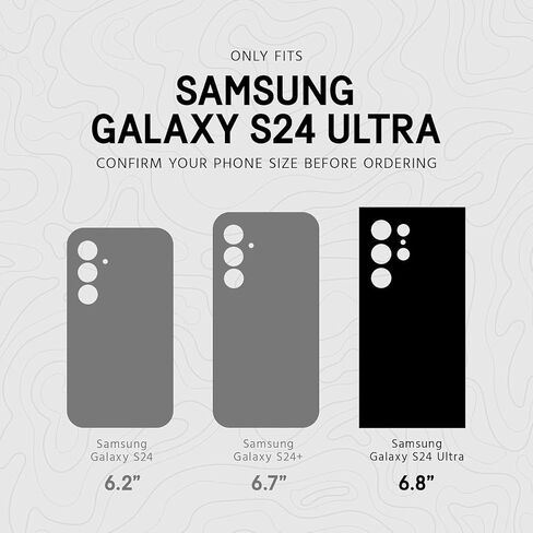 Pelican Voyager - Samsung Galaxy S24 Ultra Case [6.8"] [18ft MIL-STD Drop Protection] [Wireless Charging] 2 Piece (Heavy Duty Cover and Belt Clip Holster Stand) Case for Samsung Galaxy S24 Ultra-Clear in Saudi Arabia