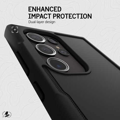 Pelican Voyager - Samsung Galaxy S24 Ultra Case [6.8"] [18ft MIL-STD Drop Protection] [Wireless Charging] 2 Piece (Heavy Duty Cover and Belt Clip Holster Stand) Case for Samsung Galaxy S24 Ultra-Clear in Saudi Arabia