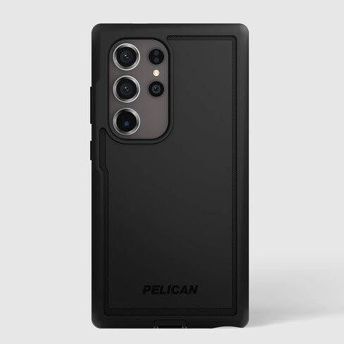 Pelican Voyager - Samsung Galaxy S24 Ultra Case [6.8"] [18ft MIL-STD Drop Protection] [Wireless Charging] 2 Piece (Heavy Duty Cover and Belt Clip Holster Stand) Case for Samsung Galaxy S24 Ultra-Clear in Saudi Arabia