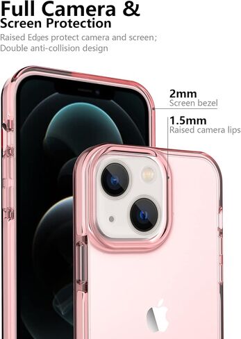 حافظة ArtsEvo مصممة لهاتف iPhone 15 Pro Max، حماية من السقوط بطول 6.6 قدم، حافظة هاتف واقية للكاميرا لشاشة كاملة، أزرق فاتح in Kuwait