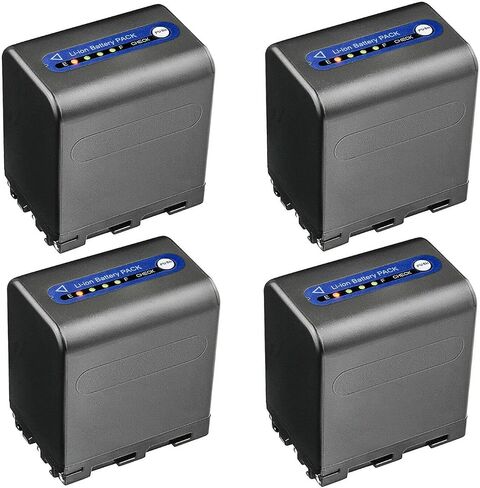 Kastar 4-Pack NP-QM91D Battery 7.4V 5500mAh Replacement for Sony HDR-SR1 HDR-UX1 MVC-CD200 MVC-CD250 MVC-CD300 MVC-CD350 MVC-CD400 MVC-CD500 Camcorder, Sony NP-FM90, NP-FM91, NP-QM91, NP-QM91D Battery in Saudi Arabia