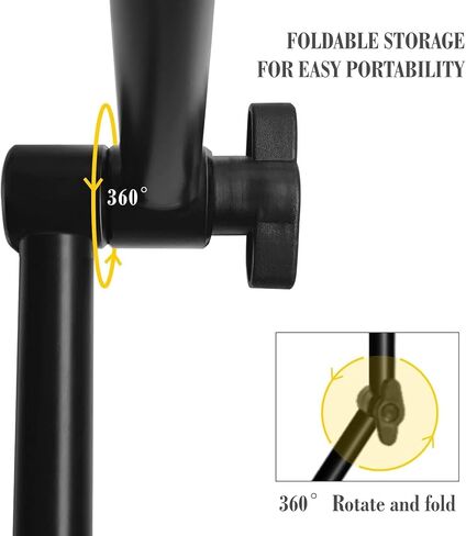 Webcam Stand Camera Mount with Phone Holder,Overhead Camera Mount Desk Stand,C Stand with Boom Arm Tabletop Photography Videography Live Stream Table clamp Mount (Type1) in Saudi Arabia