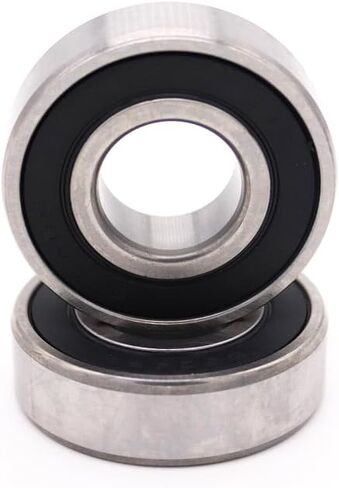 2PCS 6205-2RS Bearings 25x52x15mm Ball Bearings – Bearing Steel and Double Rubber Sealed Deep Groove Ball Bearings in Saudi Arabia
