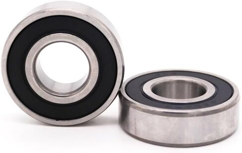 2PCS 6205-2RS Bearings 25x52x15mm Ball Bearings – Bearing Steel and Double Rubber Sealed Deep Groove Ball Bearings in Saudi Arabia