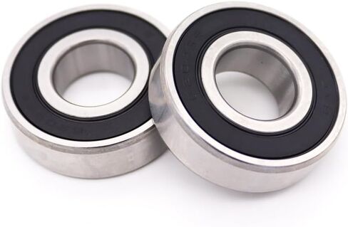 2PCS 6205-2RS Bearings 25x52x15mm Ball Bearings – Bearing Steel and Double Rubber Sealed Deep Groove Ball Bearings in Saudi Arabia