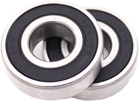 2PCS 6205-2RS Bearings 25x52x15mm Ball Bearings – Bearing Steel and Double Rubber Sealed Deep Groove Ball Bearings in Saudi Arabia