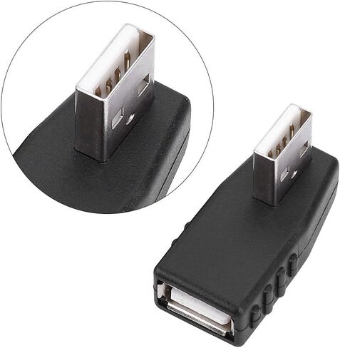 طقم مهايئ USB 40 قطعة، نوع طقم مهايئ USB للتوصيل، محول مغير صغير، موصلات محول USB ذكر إلى أنثى Micro USB متوافق مع USB1.1/1.0 in Kuwait