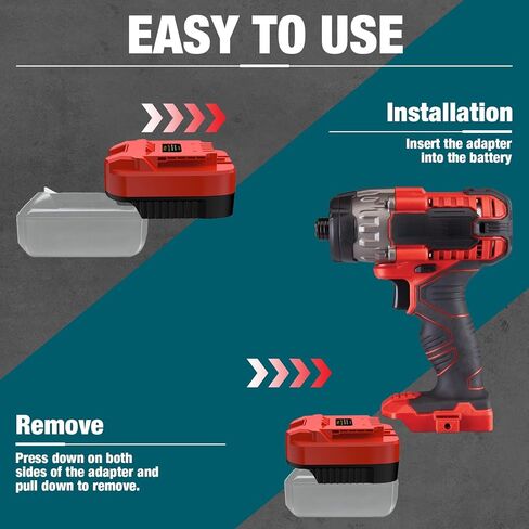 استخدام المحول لأدوات Bauer 20v MAX اللاسلكية، متوافق مع بطاريات ليثيوم ماكيتا 18V مناسبة لأدوات Bauer 20v MAX اللاسلكية in Kuwait