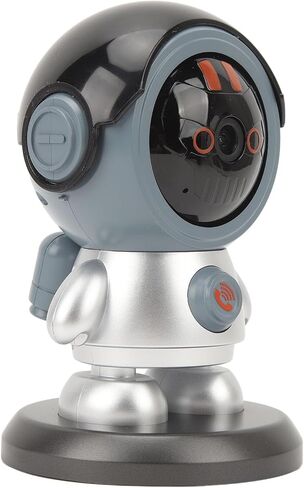 WiFi Robot Camera 1080P Motion Detection 2 Way Talk Rotatable Angle 6X Digital Zoom Type C HD NightIndoor Security Camera with Cool Appearance, Intelligent AI Detection in Saudi Arabia