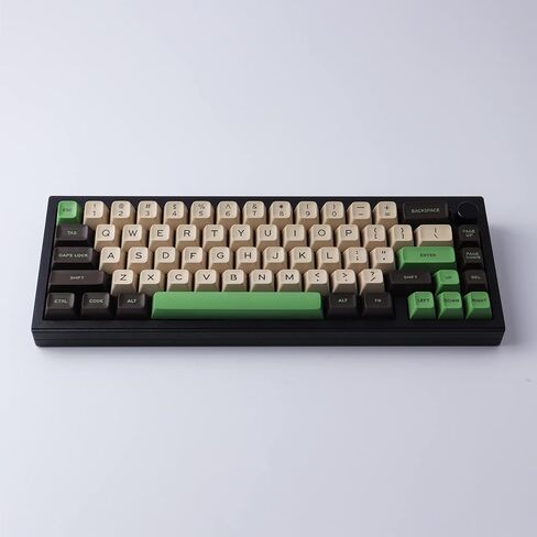 Hyekit SA Keycaps، 173 مفتاحًا Doubleshot Keycaps ABS Keycaps مجموعة مفاتيح كاملة لـ Cherry Gateron MX Switches لوحات المفاتيح الميكانيكية، تخطيطات الولايات المتحدة/المملكة المتحدة مع 6.25u، 7u Spacebar (شوكولاتة ماتشا) in Kuwait
