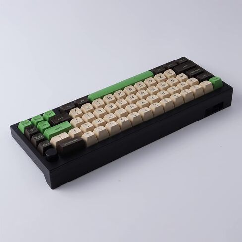 Hyekit SA Keycaps، 173 مفتاحًا Doubleshot Keycaps ABS Keycaps مجموعة مفاتيح كاملة لـ Cherry Gateron MX Switches لوحات المفاتيح الميكانيكية، تخطيطات الولايات المتحدة/المملكة المتحدة مع 6.25u، 7u Spacebar (شوكولاتة ماتشا) in Kuwait