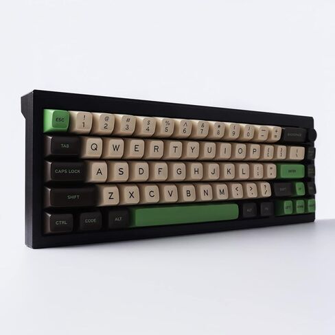 Hyekit SA Keycaps، 173 مفتاحًا Doubleshot Keycaps ABS Keycaps مجموعة مفاتيح كاملة لـ Cherry Gateron MX Switches لوحات المفاتيح الميكانيكية، تخطيطات الولايات المتحدة/المملكة المتحدة مع 6.25u، 7u Spacebar (شوكولاتة ماتشا) in Kuwait
