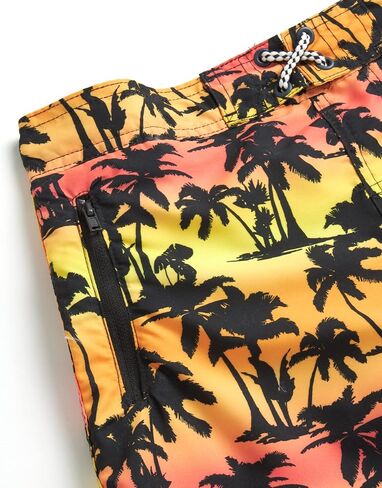 Body Glove Boys' Board Shorts - UPF 50+ Quick Dry Bathing Suit Swim Trunk (Size 8-18), Size 8, All Blue in Saudi Arabia