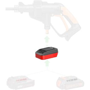 Adapter for Worx 20V Tools - Compatible with Black+Decker LBXR20 & Porter Cable PCC680 20V Li-Ion Batteries (Not 18V Ni-CD) - Power Only (No Charging) - 1 Adapter
