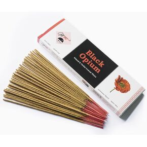 Giftbrit Dragons Blood Natural & Herbal Incense Sticks 100 Sticks with Incense Holder for Meditation, Yoga, Church, Relaxation, Healing and Positivity