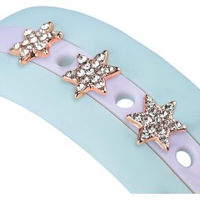 3Pcs Bling Decorative Charms Nails Studs Compatible with Apple Watch Silicone Bands, Stylish Smartwatch Jewelry Accessories for Universal Silicone Straps (No Band)