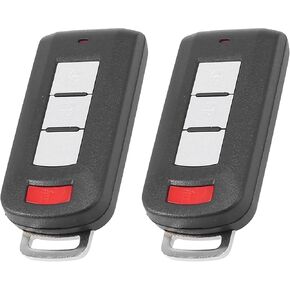 X AUTOHAUX 2pcs Replacement 3 Button Keyless Entry Remote Car Key Fob 315Mhz OUC644M-KEY-N ID46 Chip for Mitsubishi Outlander 2008-2020