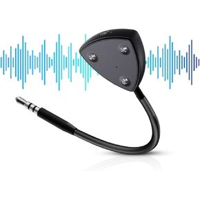 Bluetooth AUX Adapter for Car,Noise Canceling Portable 3.5mm Bluetooth Adapter, Bluetooth Receiver for Home Stereo/TV/PC/Car/Wired Headset,Bluetooth Car Adapter Support Siri/Hands-Free Call