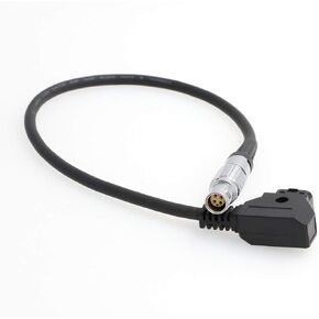 DRRI 1B 6 pin Female to Dtap Power Coiled Cable for DJI Ronin, RED Komodo-X & RED Epic & Dragon & Raptor Camera