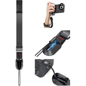 Hand Camera Wrist Strap Lanyard, Phone Wrist Strap Magnetic Buckle Quick Release Installation Adjustable Sturdy Universal Lanyard Compatible with Camera Phone DSLR or Mirrorless Camera