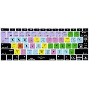 XSKN Final Cut Pro X Silicone Shortcut Keyboard Skins are Compatible with MacBook Pro 13" A1708 and MacBook 12" A1534