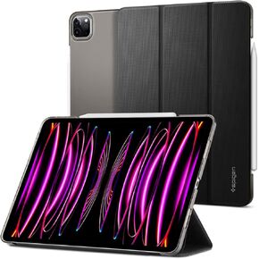 Spigen Liquid Air Folio Designed for iPad Pro 12.9 inch Case M2 6th Generation (2022) / 5th Generation (2021) - Black