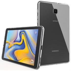 Puxicu Clear Case for Galaxy Tab A 8.0 2018 SM-T387, Slim Design Flexible Soft TPU Protective Cover for Samsung Galaxy Tab A 8.0 Inch SM-T387 2018 Release Tablet, Clear
